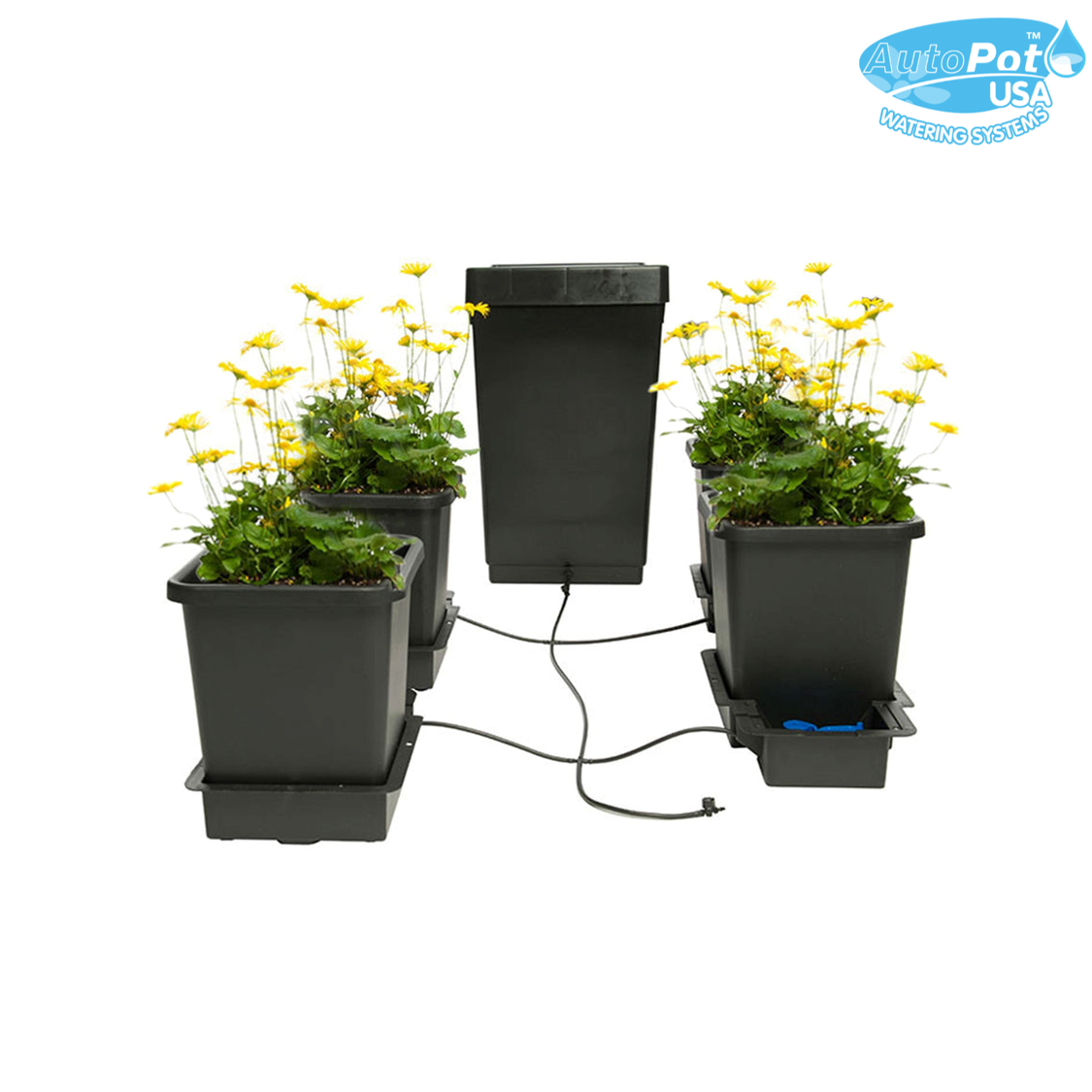 Sistema Riego AutoPot con reserva y 4 macetas 15 L (Import)